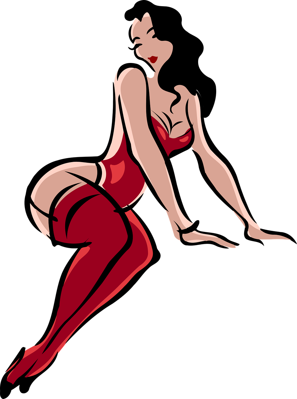 Abstract Girl Lady Lingerie PNG | Picpng.