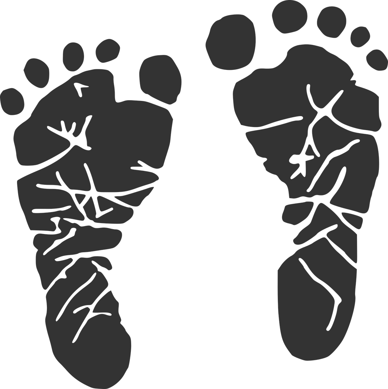 Baby Footprint Feet Png Picpng