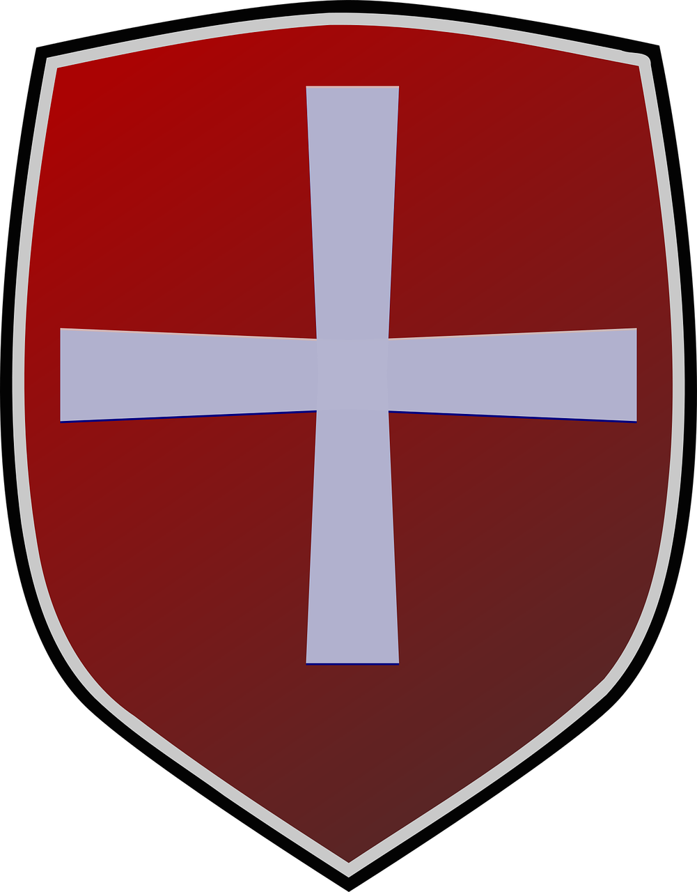 Badge Shield Cross Emblem