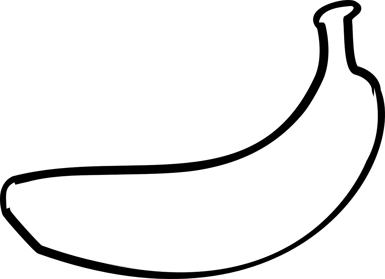 banana-fruit-outline-png-picpng
