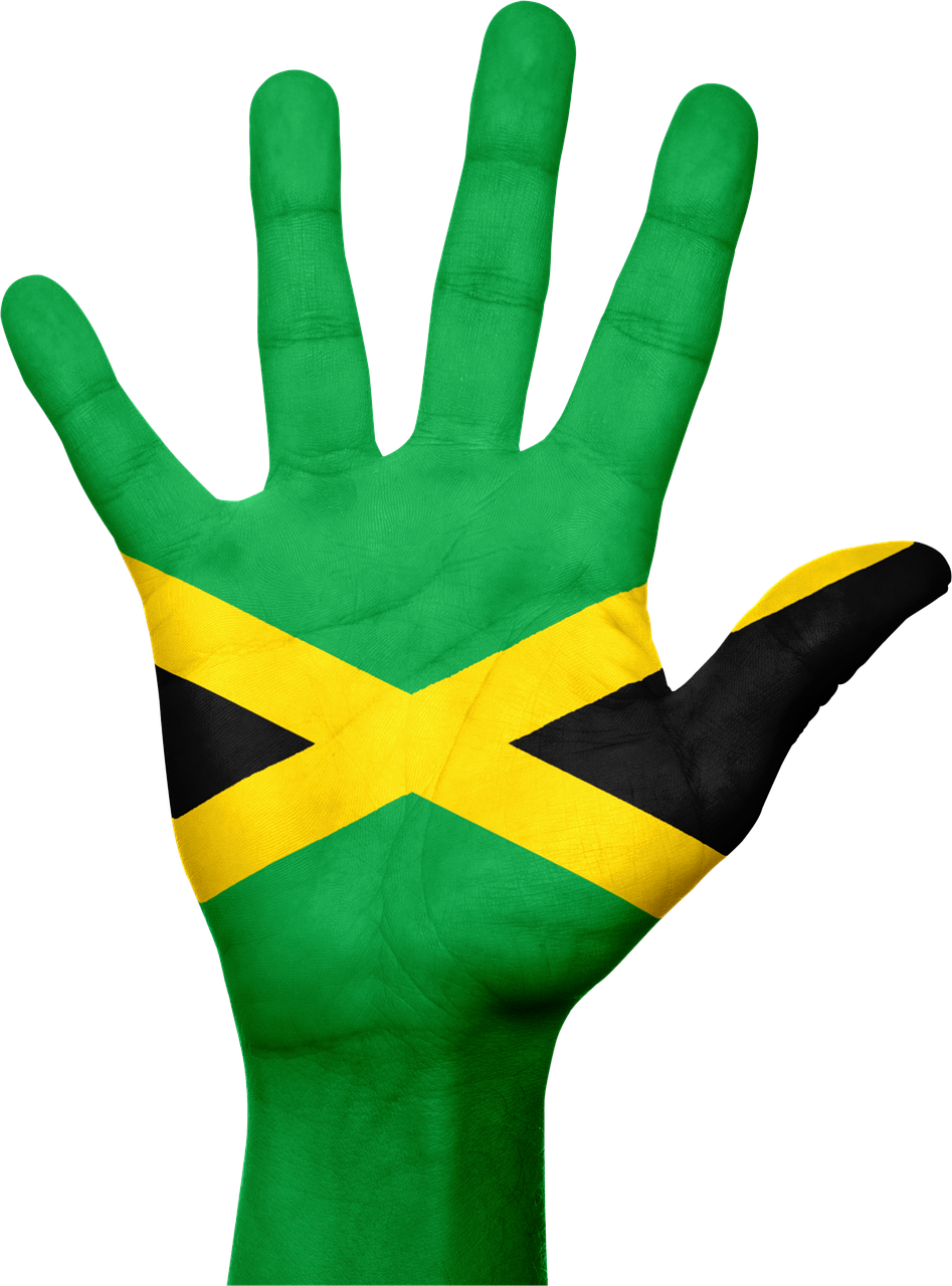Jamaica Flag Hand National
