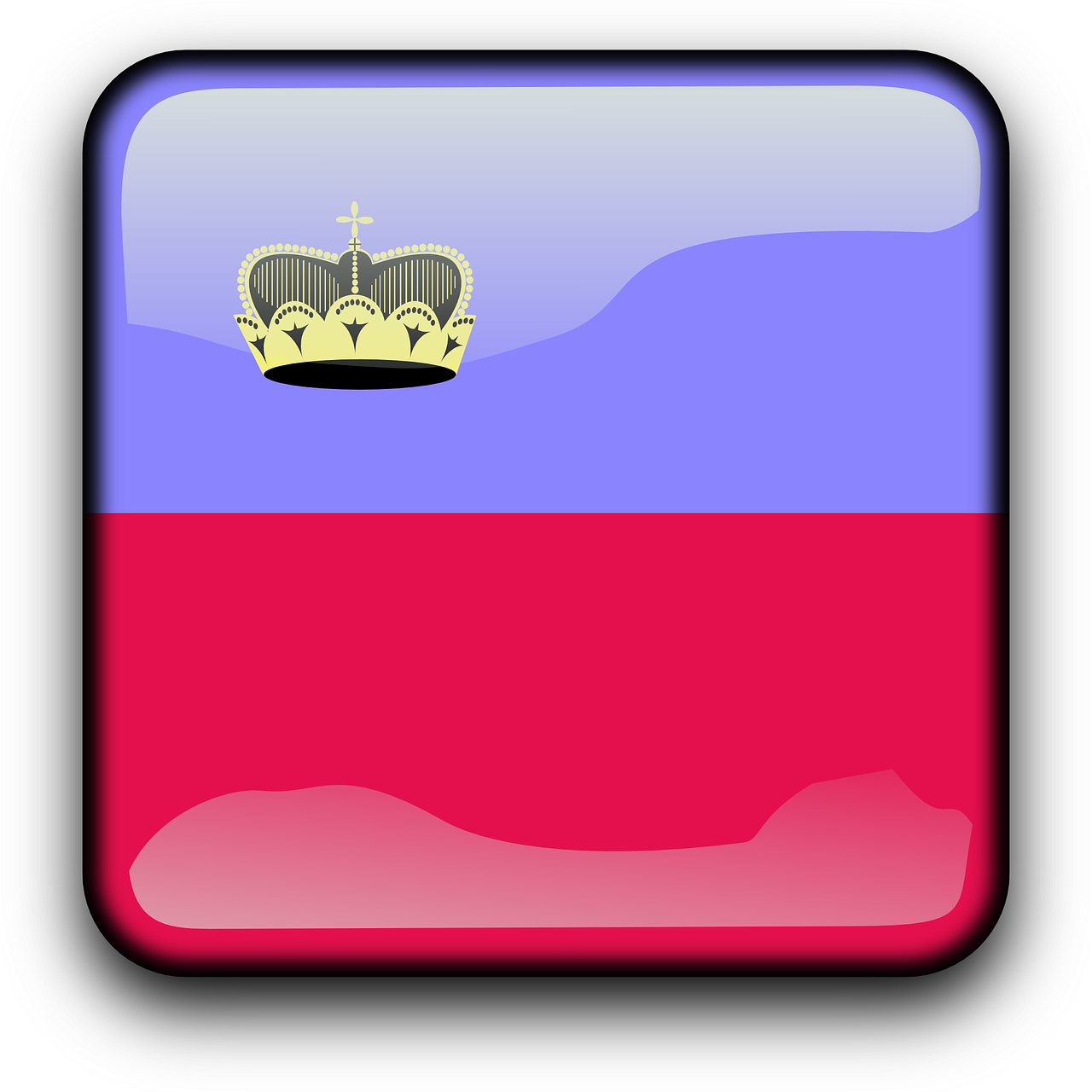 Liechtenstein Flag Country