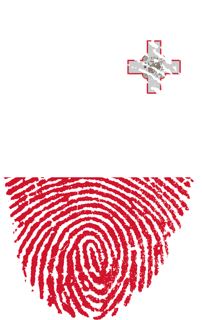 Malta Flag Fingerprint Country