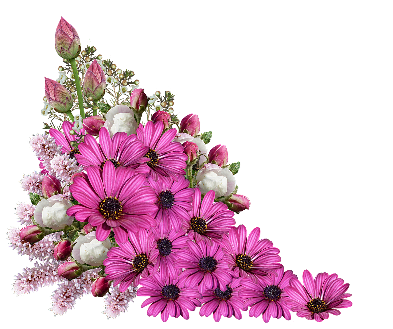 Flowers Bouquet Decoration PNG | Picpng