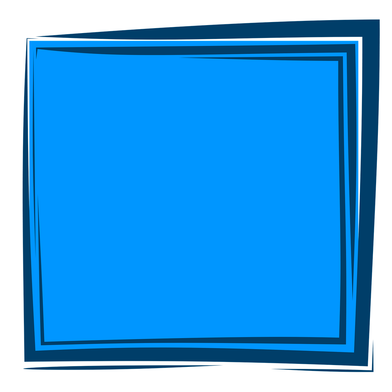 Blue Frame Frame Background PNG | Picpng