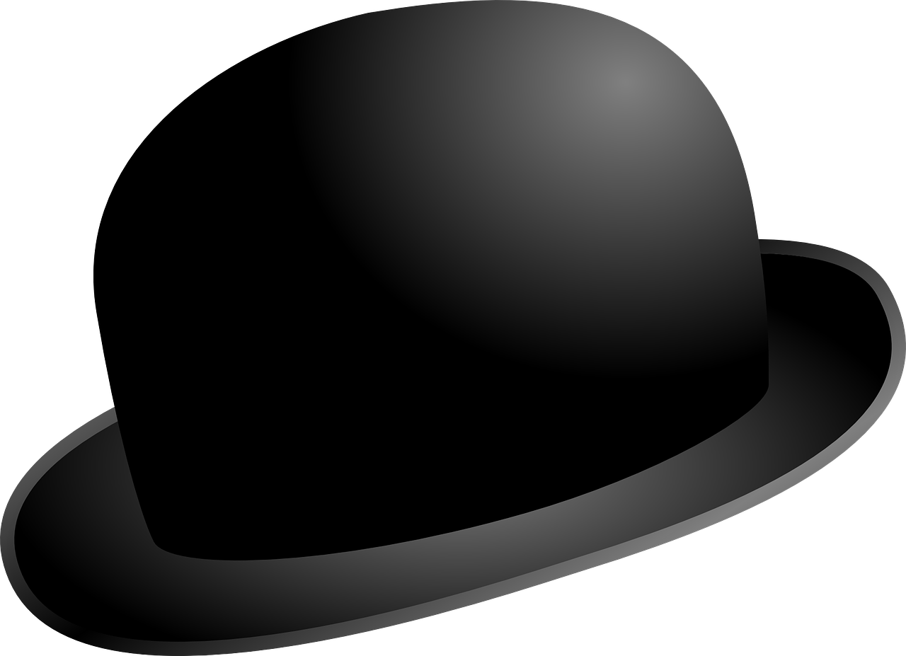 Hat Black English British png image file has been added to the Hat category...