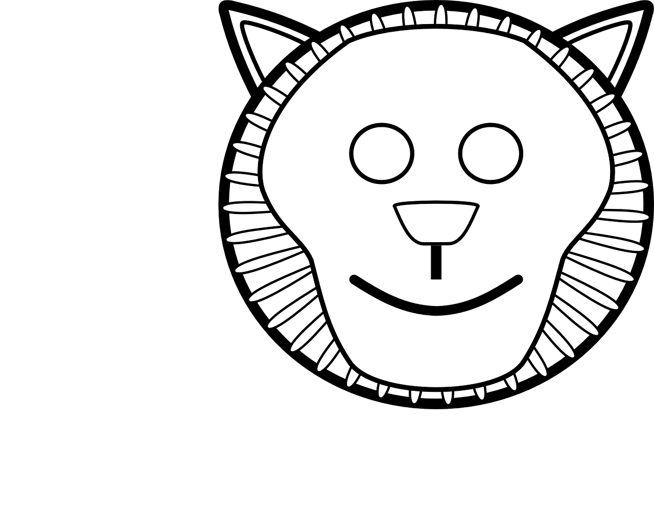 Mask Lion Child Paperplate Ears PNG | Picpng