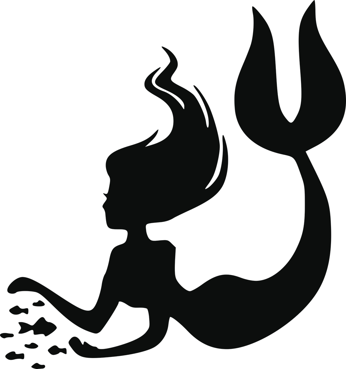 Mermaid Silhouette Png Clip Art | Images and Photos finder