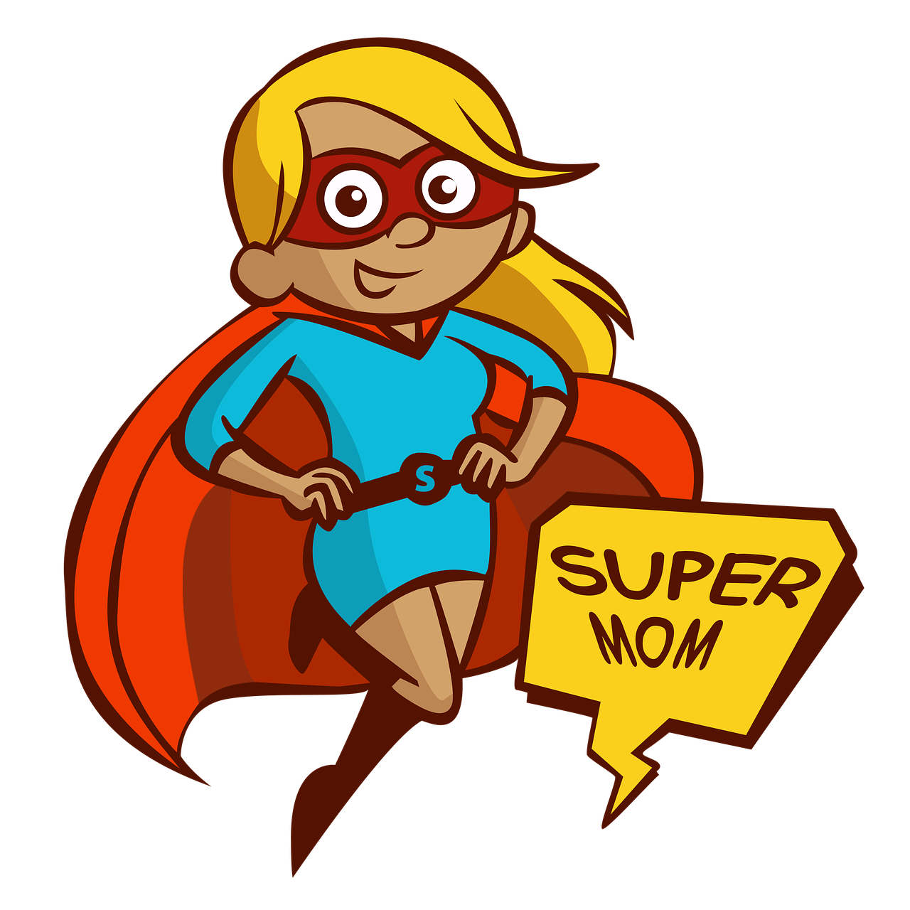 Mom Vector Figure Super Mom Png PNG | Picpng.