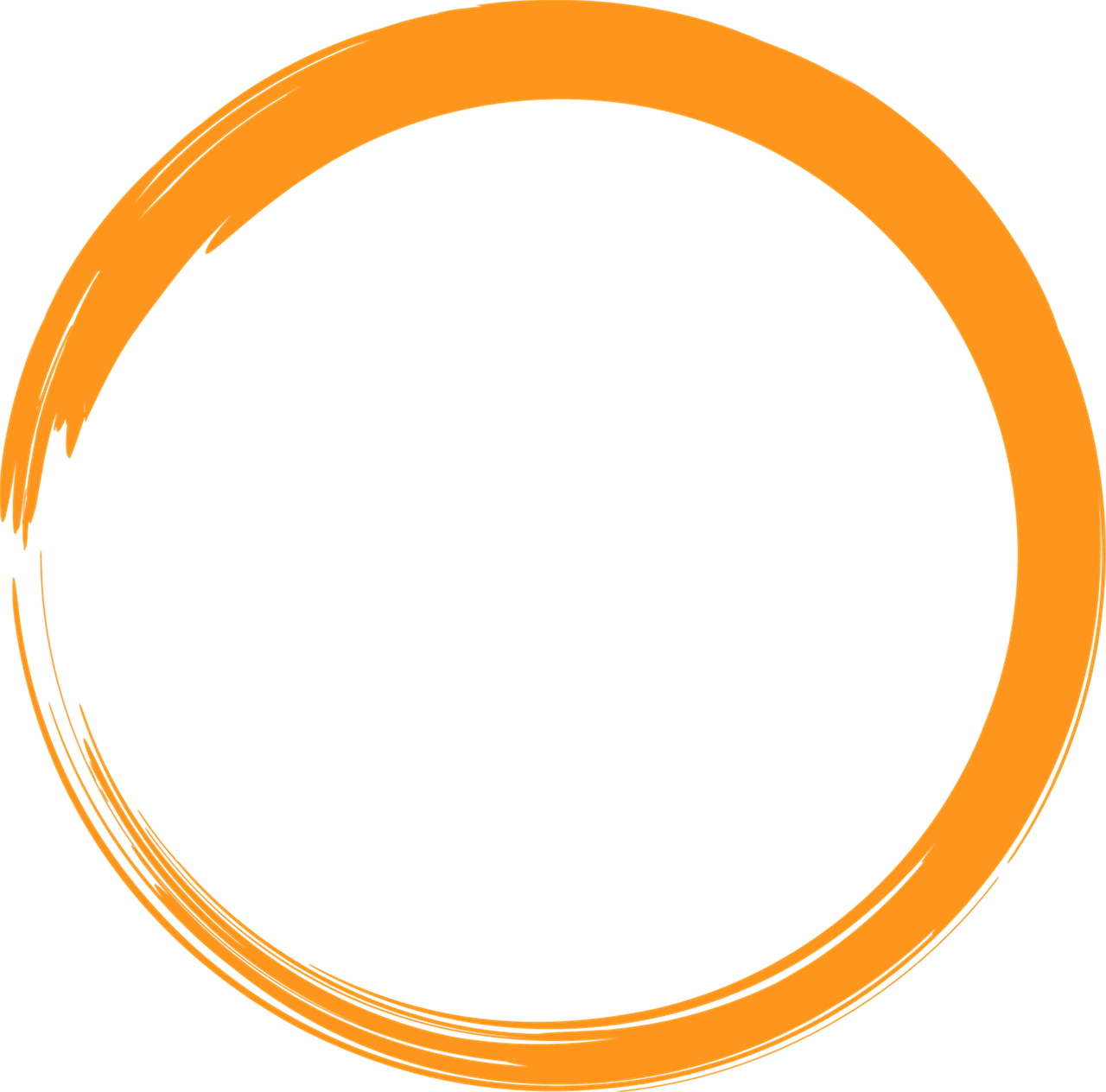 Orange Circle Logo Round PNG | Picpng