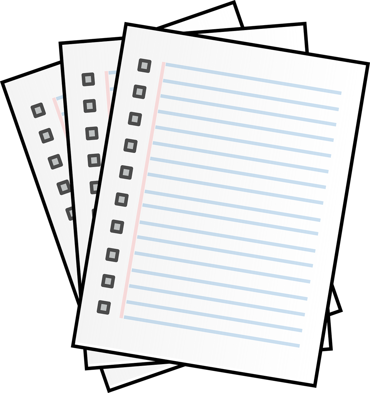 lined-pages-paper-stacked-png-picpng