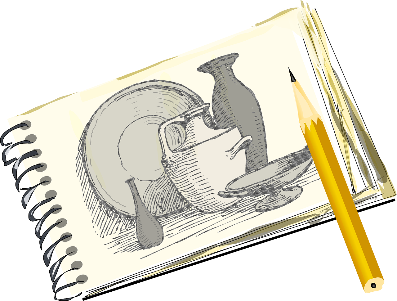 Sketch Draw Pencil Notepad Png Picpng