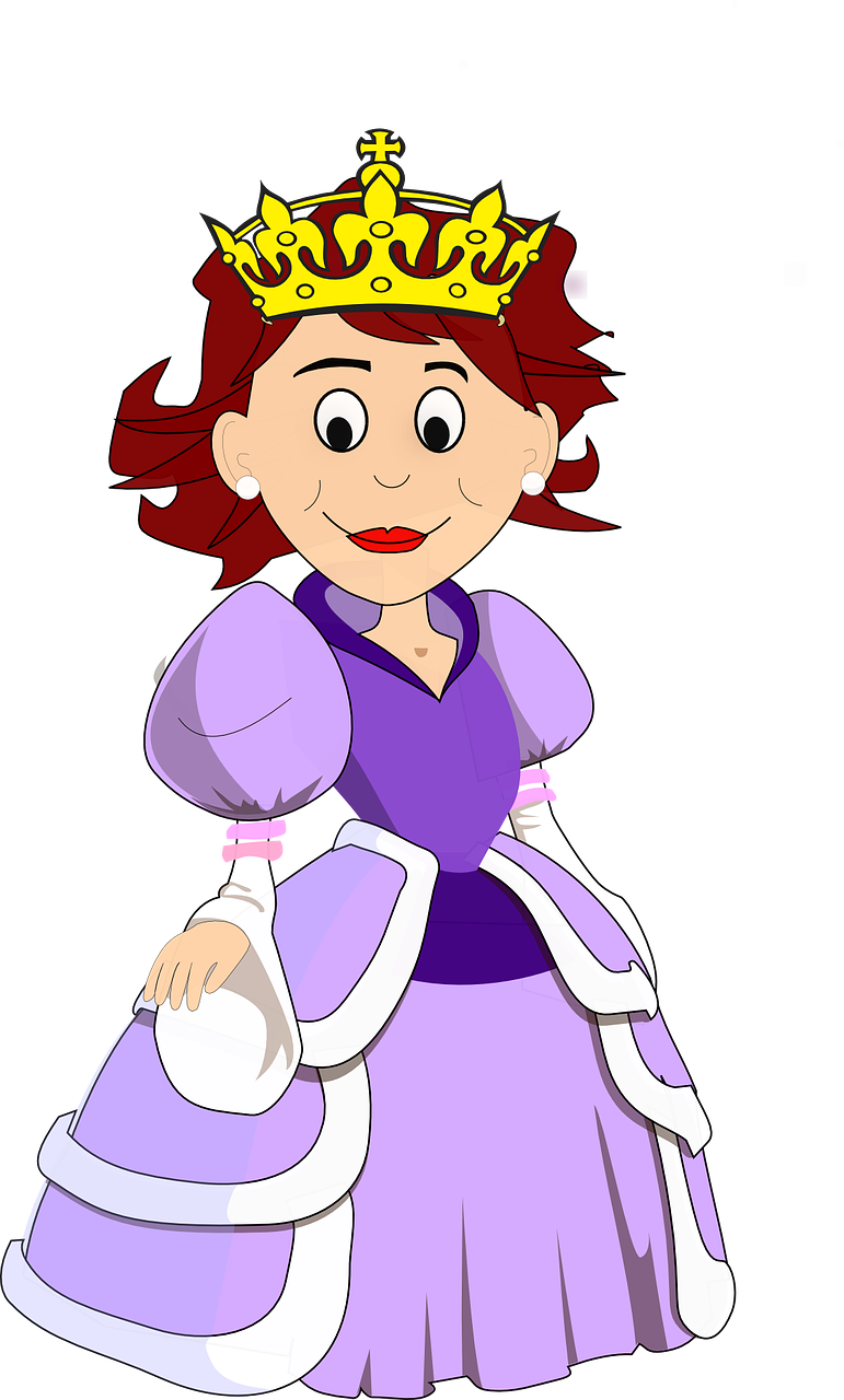 Queen Princess Crown Royal png image file has been added to the Queen categ...