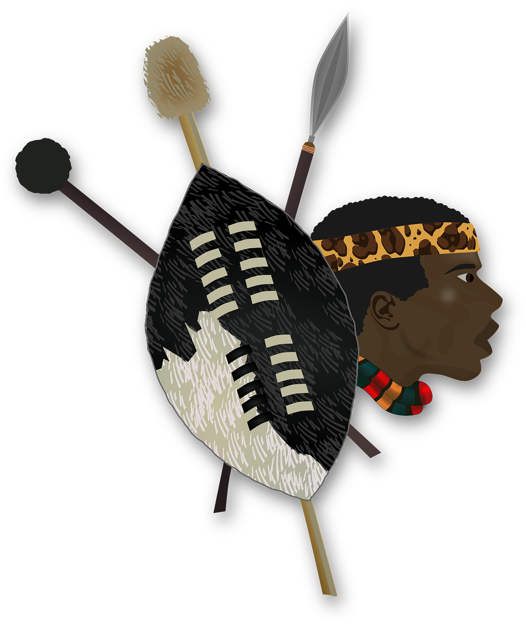 Folklore Shield Africa African
