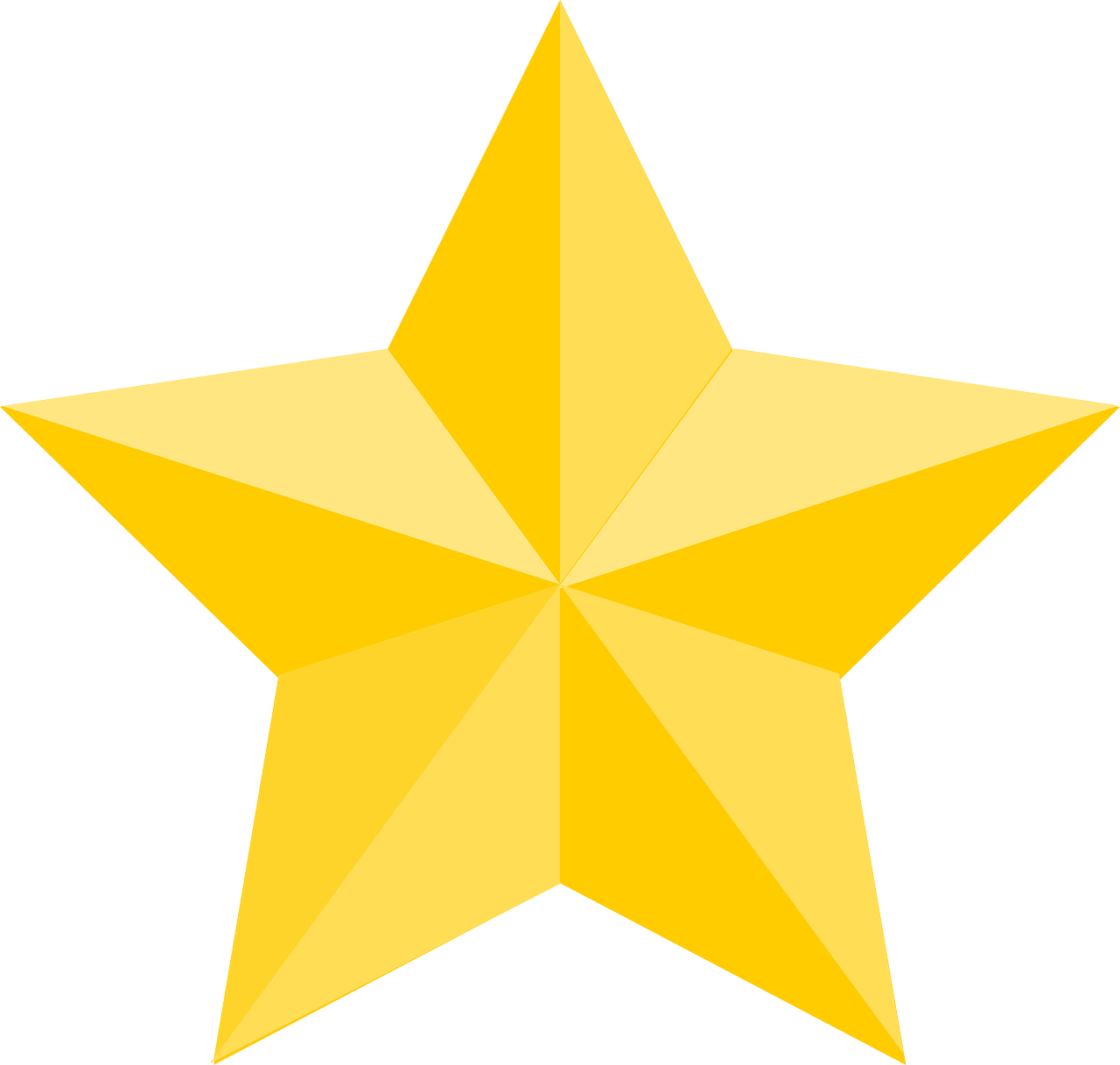 Star Favorite Bookmark 3D Gold